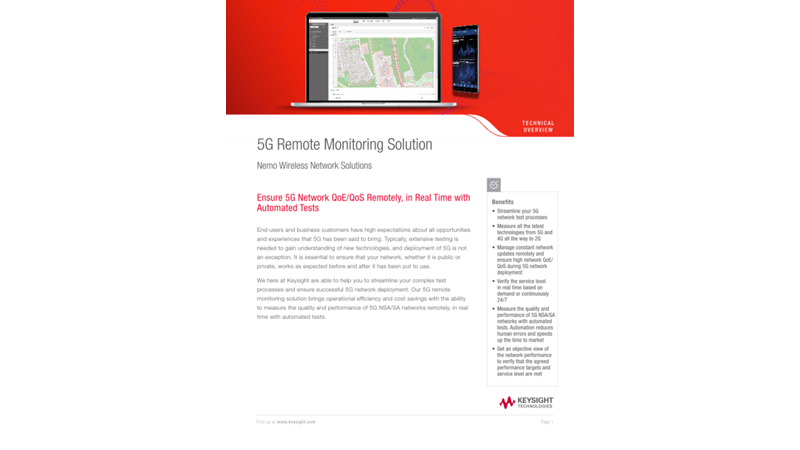 5G Remote Monitoring Solution